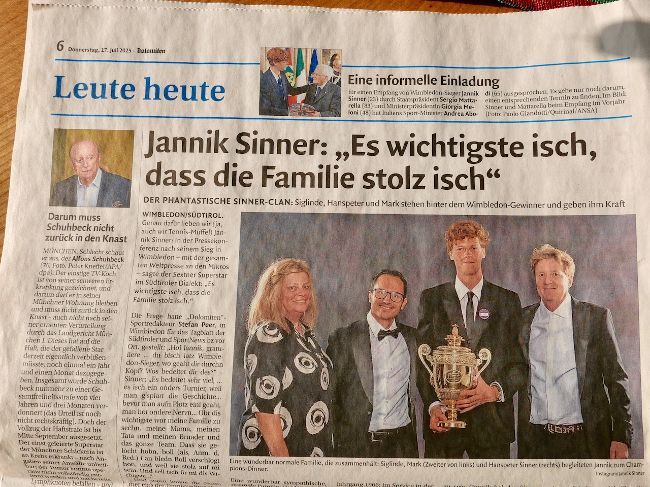 DER WIMBLEDON-DIALEKT